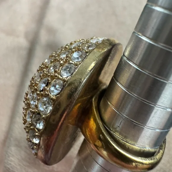 Kate Spade Rhinestone Dome Cocktail Ring - Picture 8 of 12